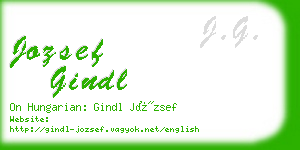 jozsef gindl business card